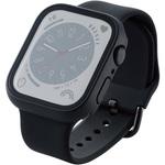 アップルウォッチ フルカバー ケース ゴリラガラス 表面硬度10H 耐衝撃 側面マット エレコム