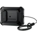 AirPods Pro 第2世代 (2022) ケース ハイブリッド 衝撃吸収 フタ開閉ロック機能 ZEROSHOCK エレコム