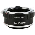 KF-NFE-T レンズマウントアダプター ソニーEマウント変換 K&F Concept (ケーアンドエフコンセプト)