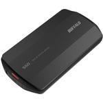 外付けSSD ポータブル USB3.2 Gen2対応 超高速モデル 耐衝撃&防塵&防滴機能 Type-C対応 Type-Aコネクタ付 BUFFALO(バッファロー)
