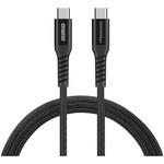 APC-V1006CC-U2-BK USB Type-C to C ケーブル(60W出力/480Mbps/1.0m)ブラック アドテック