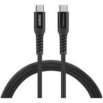 APC-V2010CC-U2-BK USB Type-C to C ケーブル(100W出力/480Mbps/2.0m)ブラック アドテック