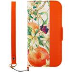 らくらくスマートフォン F-52B フルーツ柄PUレザーフラップケース「FRUIT FLAP」 マグネット仕様 スタンド機能 LEPLUS