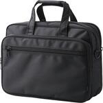 BM-XCBEX01BK ビジネスバッグ ブリーフケース 大容量 収納拡張機能 2way <肩掛け/手持ち> A4 15.6インチノートPC 高耐久 エレコム