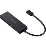 Type-C ハブ USB3.2 Gen1 USB-A ×4 バスパワー 薄型 ケーブル長15cm エレコム
