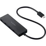 Type-C ハブ USB3.2 Gen1 USB-A ×4 バスパワー 薄型 ケーブル長30cm エレコム