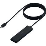 Type-C ハブ USB3.2 Gen1 USB-A ×4 バスパワー コンパクト ケーブル長1.5m エレコム