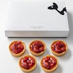 あまおう苺のチーズケーキタルト 5個 ホシフルーツ
