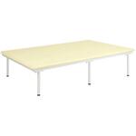 TB-1486(100X45CM) SD訓練台 ビニルレザークリーム TB-1486 100X200X45CM 高田ベッド製作所