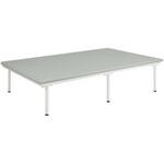 TB-1486(100X45CM) SD訓練台 ビニルレザーグレー TB-1486 100X200X45CM 高田ベッド製作所