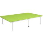 TB-1486(100X45CM) SD訓練台 ビニルレザー抹茶 TB-1486 100X200X45CM 高田ベッド製作所