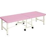 TB-1282(65X180X60CM) 折りたたみ式診察台 ライトベンダー  ビニルレザーピンク TB-1282 65X180X60CM 高田ベッド製作所