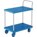 樹脂製運搬車グランカート サイレント(片袖2段タイプ) TRUSCO