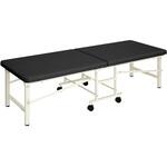 TB-1282(70X180X50CM) 折りたたみ式診察台 ライトベンダー  ビニルレザー黒 TB-1282 70X180X50CM 高田ベッド製作所