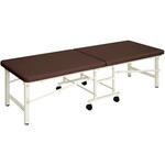 TB-1282(70X180X60CM) 折りたたみ式診察台 ライトベンダー  ビニルレザー茶 TB-1282 70X180X60CM 高田ベッド製作所