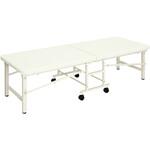 TB-1282(65X180X60CM) 折りたたみ式診察台 ライトベンダー  ビニルレザー白 TB-1282 65X180X60CM 高田ベッド製作所
