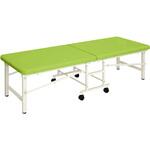 TB-1282(65X180X50CM) 折りたたみ式診察台 ライトベンダー  ビニルレザー抹茶 TB-1282 65X180X50CM 高田ベッド製作所