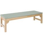 TB-743(60X180X60CM) 木製診察台 ビニルレザーグレー TB-743 60X180X60CM 高田ベッド製作所
