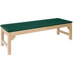 TB-743(60X180X60CM) 木製診察台 ビニルレザーメディグリーン TB-743 60X180X60CM 高田ベッド製作所