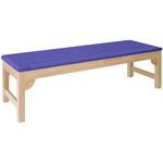 TB-743(60X180X60CM) 木製診察台 ビニルレザーライトブルー TB-743 60X180X60CM 高田ベッド製作所