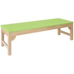 TB-743(60X180X50CM) 木製診察台 ビニルレザーライムグリーン TB-743 60X180X50CM 高田ベッド製作所