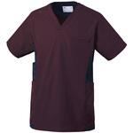 MZ-0181-C29(ワイン) スクラブ 男女兼用  LL MZ-0181-C29 ワイン アルベ(チトセ)