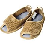 B00303(LL)ベージュ ささえルームシューズ つま先開き  B00303 LL ベージュ ひまわり
