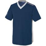 ユニセックス VネックTシャツ EL UZL3201-5 ネイビー 明石スクールユニフォームカンパニー