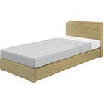 ドルミール 引き出し収納付き シングルベッド ベッドフレーム ホーム