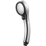 INAX メタリックシルバー シャワーヘッド LIXIL・INAX スイッチ付エコアクアシャワー〈メタル調-ホワイト