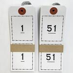 連番荷札 No.1～100 今村紙工