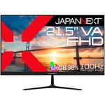 液晶ディスプレイ 21.5型/1920×1080/HDMI×1、VGA×1/ブラック/スピーカー有/2年保証 JAPANNEXT