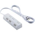 電源タップ 延長コード コンセント 3個口 ほこりシャッター 極性対応 個別スイッチ マグネット エレコム