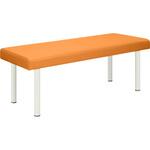 TB-183(60X150X55CM) 診察台 小児用  ビニルレザーオレンジ TB-183 60X150X55CM 高田ベッド製作所