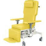 車いす式油圧ストレッチャー ビニルレザーイエロー TB-1398 76X180X50-80 高田ベッド製作所
