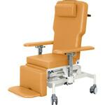 車いす式油圧ストレッチャー ビニルレザーオレンジ TB-1398 76X180X50-80 高田ベッド製作所