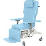 車いす式油圧ストレッチャー ビニルレザースカイブルー TB-1398 76X180X50-80 高田ベッド製作所