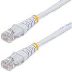 M45PAT15MWH CAT5e LANケーブル/15m/ホワイト/ツメ折れ防止/カテゴリ5e RJ45 ギガビット イーサネットケーブル StarTech.com