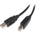 USB2HAB50CM USB 2.0 - USB-Bケーブル/50cm/Type-A to Type-B/オス-オス/ブラック/データ転送・同期用 StarTech.com