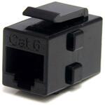 LANケーブル延長コネクター/CAT6A対応/RJ45 中継用カプラー/メス-メス/ブラック/ギガビット対応/耐久&難燃素材 StarTech.com