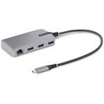 USB-Cハブ/3ポート/3x USB-A/USB 3.2 Gen 1 5Gbps/バスパワー/有線LAN/1x Micro USB補助電源ポート/30cm長尺ケーブル/高速転送 軽量モデル StarTech.com