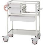 C34-T2010M02B 麻酔カート 透明 C34-T2010M02B ピーチ サカセ化学工業