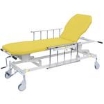 TB-1521(70X48-86CM) 手動GSストレッチャー D型 ビニルレザーイエロー TB-1521 70X48-86CM 高田ベッド製作所