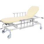 TB-1521(60X48-86CM) 手動GSストレッチャー D型 ビニルレザークリーム TB-1521 60X48-86CM 高田ベッド製作所