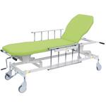 TB-1521(60X48-86CM) 手動GSストレッチャー D型 ビニルレザーライムグリーン TB-1521 60X48-86CM 高田ベッド製作所