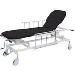 TB-1521(65X48-86CM) 手動GSストレッチャー D型 ビニルレザー黒 TB-1521 65X48-86CM 高田ベッド製作所