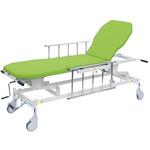 TB-1521(70X48-86CM) 手動GSストレッチャー D型 ビニルレザー抹茶 TB-1521 70X48-86CM 高田ベッド製作所