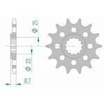 28402-18 フロントスプロケット 520-18 28402-18 AFAM(アファム)