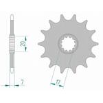 94107-13 フロントスプロケット 415-13 94107-13 AFAM(アファム)