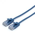 Cat6A スリムLANケーブル 0.5m ブルー 日本トラストテクノロジー